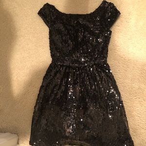 Black Sequence dress